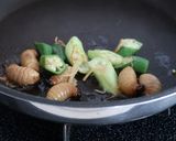爽やかなサゴワームの照り焼きフォー作り方6写真