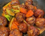 肉団子の甘酢餡作り方6写真