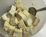 木綿豆腐でポキ丼風作り方2写真