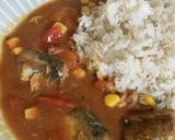 缶詰とレンジのみ！サバのトマトカレー作り方3写真