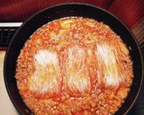 豚挽き肉とキムチの春雨煮作り方3写真