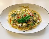 冷製パスタ　名物"山形のだし"を使って作り方4写真