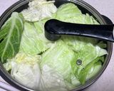 ダイエット♡作り置き♡キャベツ1玉蒸し作り方3写真
