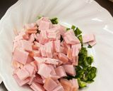 明太子×豆乳ソースがけオムライス作り方2写真