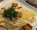 明太子×豆乳ソースがけオムライス作り方12写真