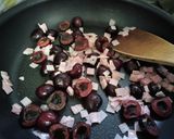 塩麹ポーク、チェリーベーコンソース添え♪作り方5写真