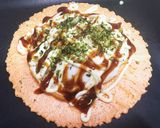 お祭り屋台！目玉焼き乗っけの卵せんべい作り方6写真
