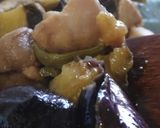 絶品！レンジで簡単♪ナスと鶏肉のポン酢煮作り方4写真