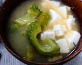 ゴーヤーの冷たい味噌汁作り方7写真