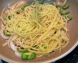 イカ塩辛とツナパスタ作り方3写真