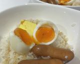 一緒に炊いて！ウインナーご飯作り方4写真