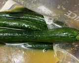 ジップロックで本格きゅうりの辛子漬け作り方4写真