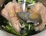 鶏ひき肉とわかめで、「おそばのパスタ」作り方3写真