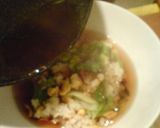レタスとたまごのスープ炒飯作り方6写真
