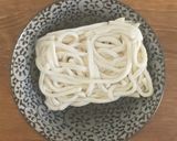 火を使わずに！釜玉うどん明太子バター作り方1写真