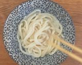 火を使わずに！釜玉うどん明太子バター作り方7写真