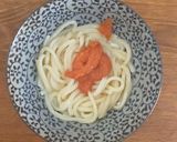 火を使わずに！釜玉うどん明太子バター作り方8写真