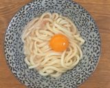 火を使わずに！釜玉うどん明太子バター作り方10写真