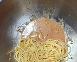 ヨウサマの減塩おやじの手抜き明太子パスタ作り方4写真