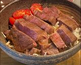 リカちゃん♡ステーキ丼*:☆.。作り方8写真