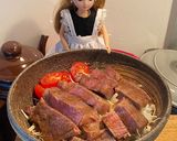 リカちゃん♡ステーキ丼*:☆.。作り方7写真