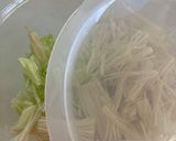 レンジで作る☆キャベツ・えのき・梅肉和え作り方4写真