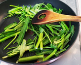 空芯菜　中華風炒め作り方4写真