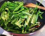 空芯菜　中華風炒め作り方5写真