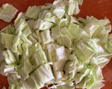 レンジで作る☆キャベツ・えのき・梅肉和え作り方1写真