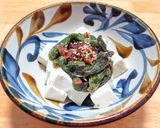木綿豆腐にシシトウの味噌炒め乗せ作り方8写真