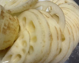 蓮根の梅煮〜乾燥と水滞による咳・痰に作り方1写真
