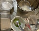 抹茶かんてん黒豆きな粉のせ。作り方1写真