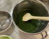 抹茶かんてん黒豆きな粉のせ。作り方3写真