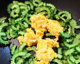 ゴーヤと卵の炒め物作り方8写真