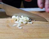 カルボナーラ風ソーセージ丼作り方1写真