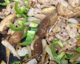 豚こま野菜餡かけうどん作り方2写真