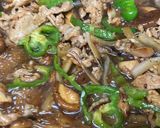 豚こま野菜餡かけうどん作り方3写真