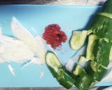 レンジ1分半★夏バテに長ネギ梅豚★常備菜作り方1写真