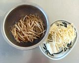 【Diet】ごぼうとえのき茸のきんぴら作り方1写真
