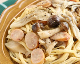 超簡単！旨味たっぷり3種きのこのパスタ作り方4写真
