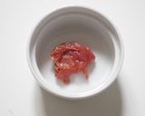 包丁も鍋もいらない！舞茸の梅肉和え作り方2写真