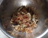 包丁も鍋もいらない！舞茸の梅肉和え作り方4写真