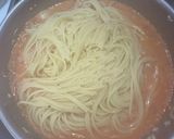魚とトマトクリームのパスタ作り方5写真
