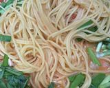 魚とトマトクリームのパスタ作り方6写真