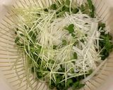 白髪ネギと豚肉の中華風サラダ？作り方1写真