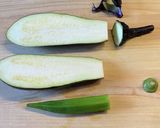 レンチン!爽やか茄子オクラのポン酢がけ作り方2写真