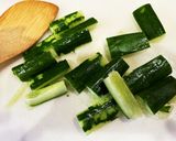 キュウリと梅とお茶漬作り方1写真