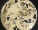 ナスと豚肉の味噌クリームパスタ作り方7写真
