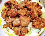 鶏の唐揚げ。作り方1写真