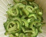 我が家のゴーヤチャンプル作り方1写真